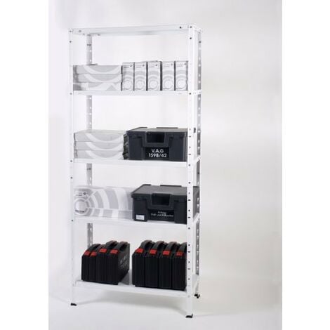 ESTANTERIA 5 BALDAS 170X75X30CM BLANCA