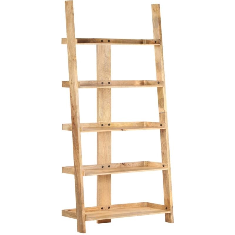

vidaXL Madera Maciza de Mango Estantería 5 Niveles 90x37x180 cm - Marrón