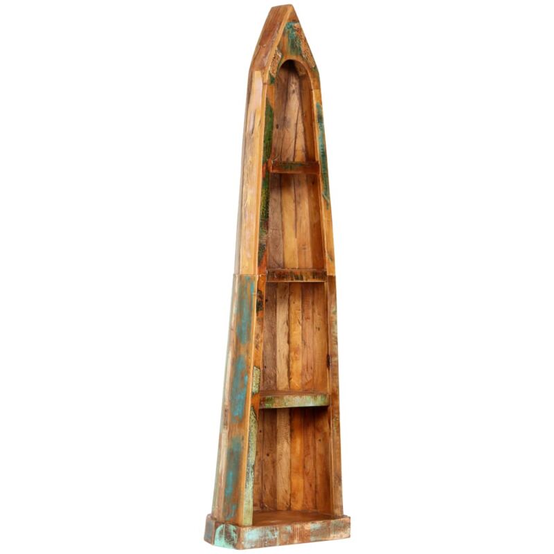 

vidaXL Estantería 50x40x180 cm de Madera Maciza Reciclada - Multicolor