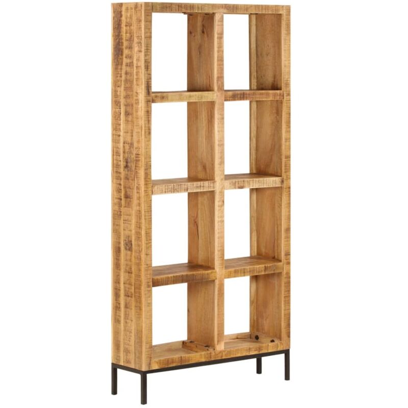 

vidaXL Estantería madera maciza de mango 80x25x175 cm - Marrón