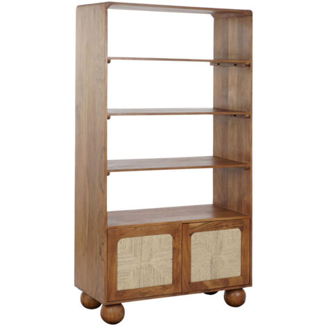 Estanteria Acacia Ratan 90X40X181 Trenzado