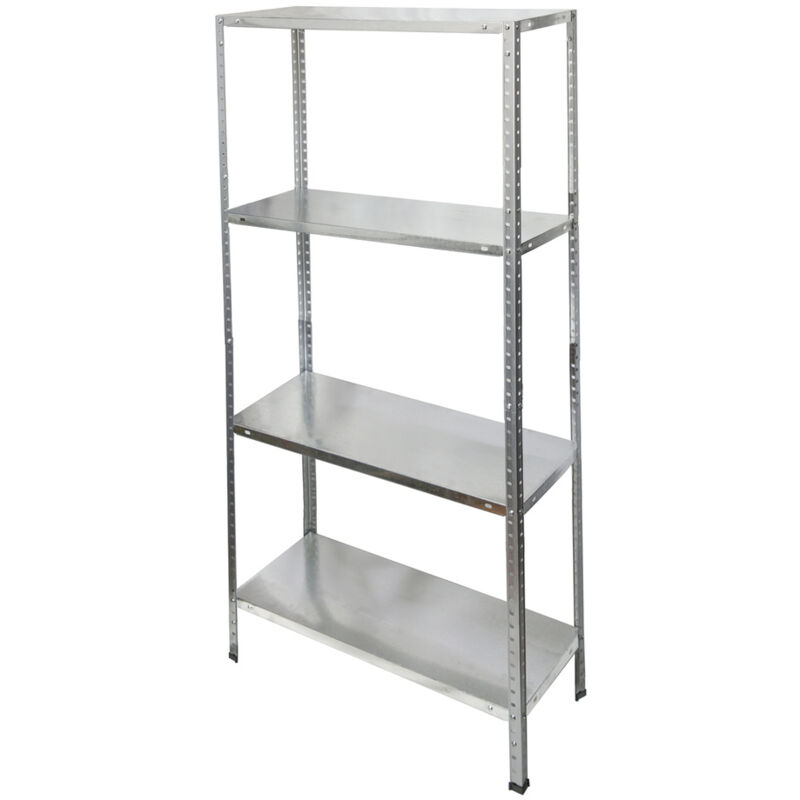 Modulo Estanteria Galvanizado con 4 Baldas 150x75x30 cm.