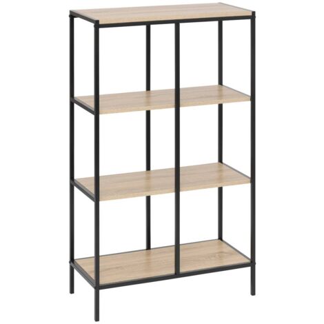 Estantería aliaj 4 niveles 116x68,8cm efecto madera - 5five