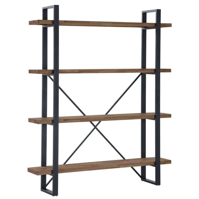 

Estantería alta Plank dos colores a elegir 180 cm(alto) 150 cm(ancho)35 cm(largo) Color ROBLE AMERICAN OSCURO