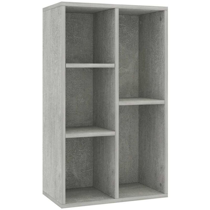 

vidaXL Estantería/Aparador Aglomerado 50x25x80 cm Hormigón Gris - Gris