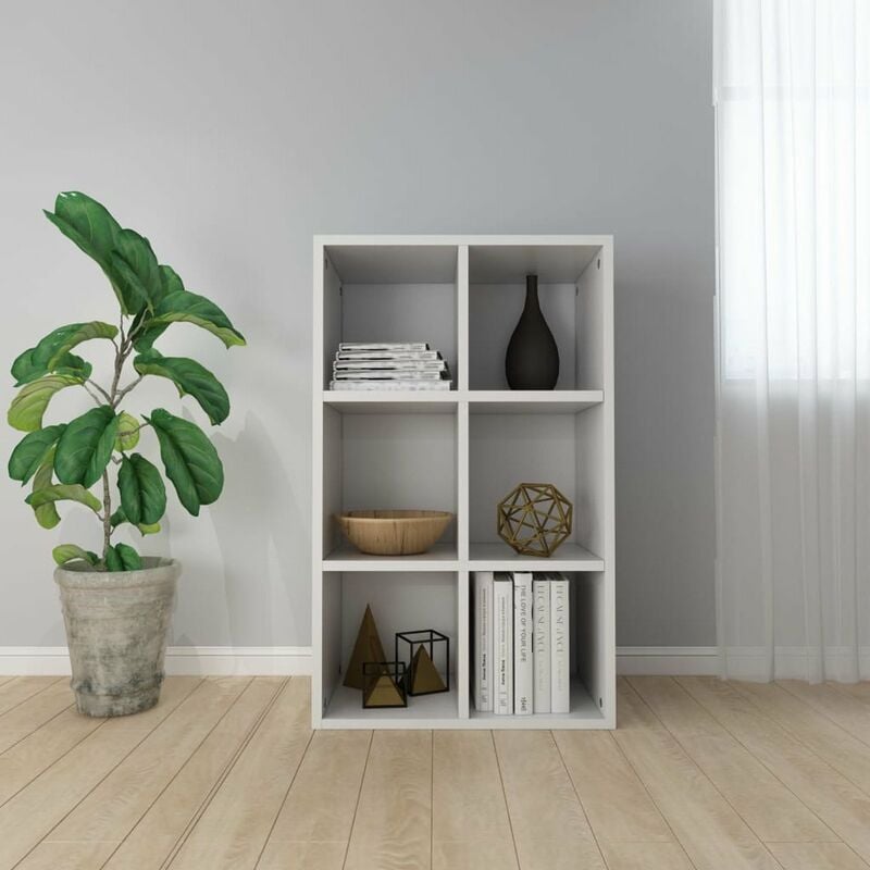 

Estanteria/Aparador de aglomerado blanco 66x30x97,8 cm