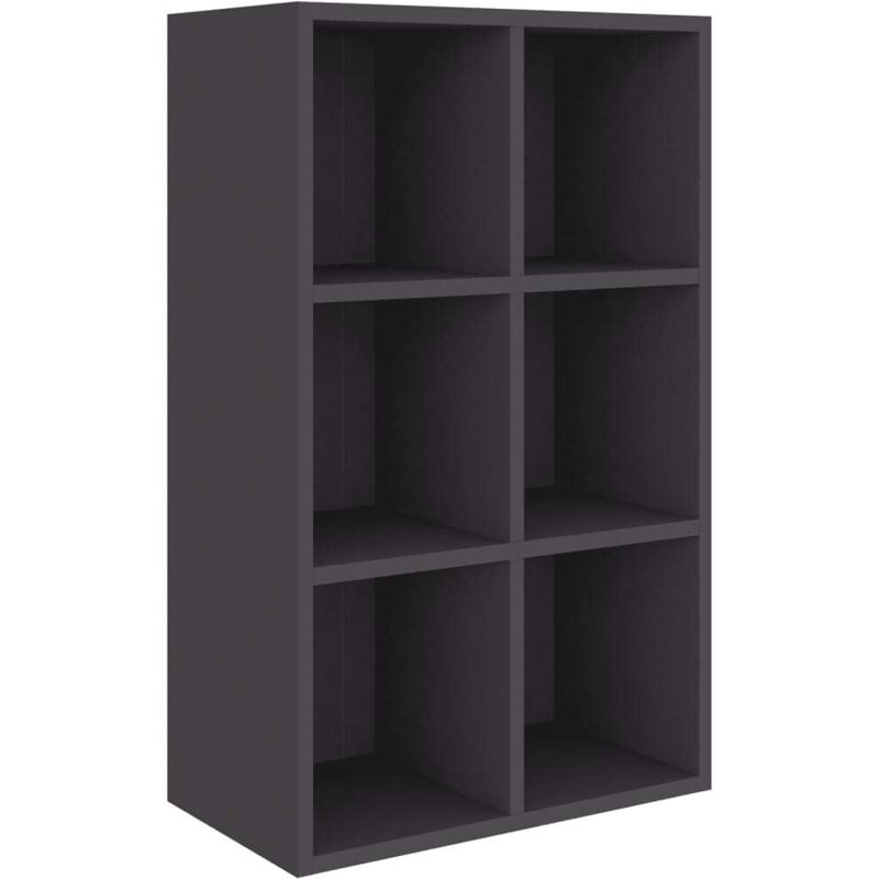 

vidaXL Estantería/Aparador de Aglomerado 66x30x97,8 cm Gris - Gris