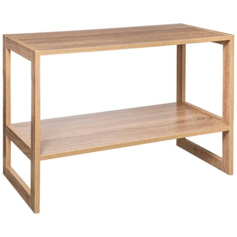 5FIVE SIMPLY SMART Estantería apilable de 2 compartimentos mix n modul efecto madera natural - 5five