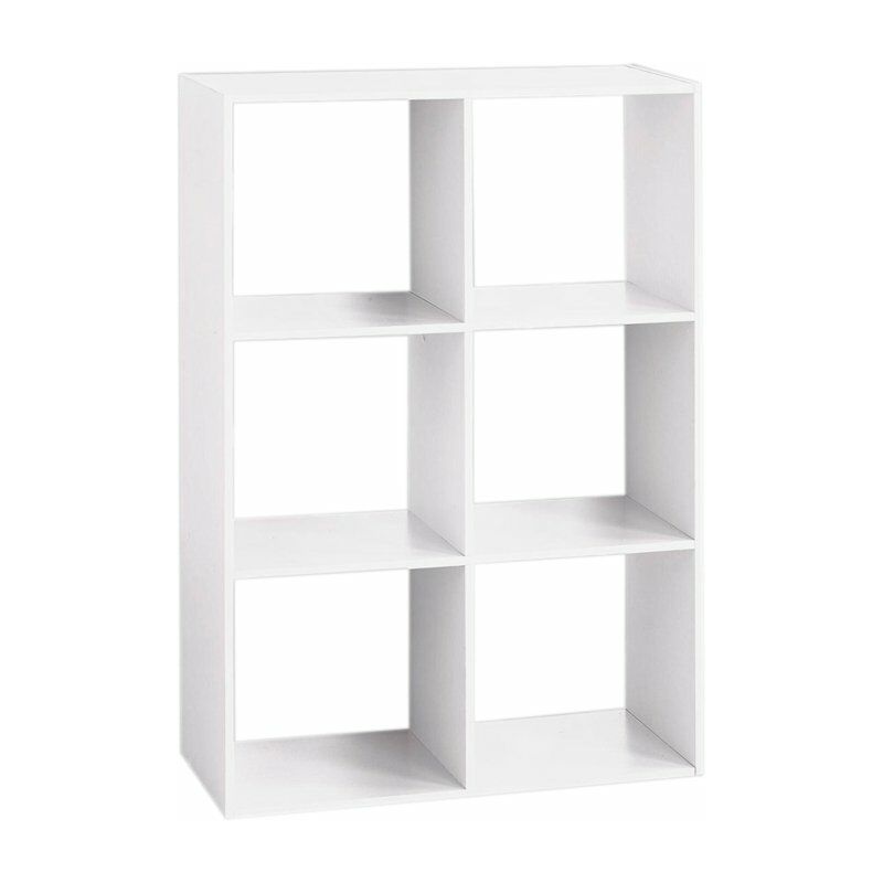 

Estantería auxiliar de madera 6 estantes Color BLANCO