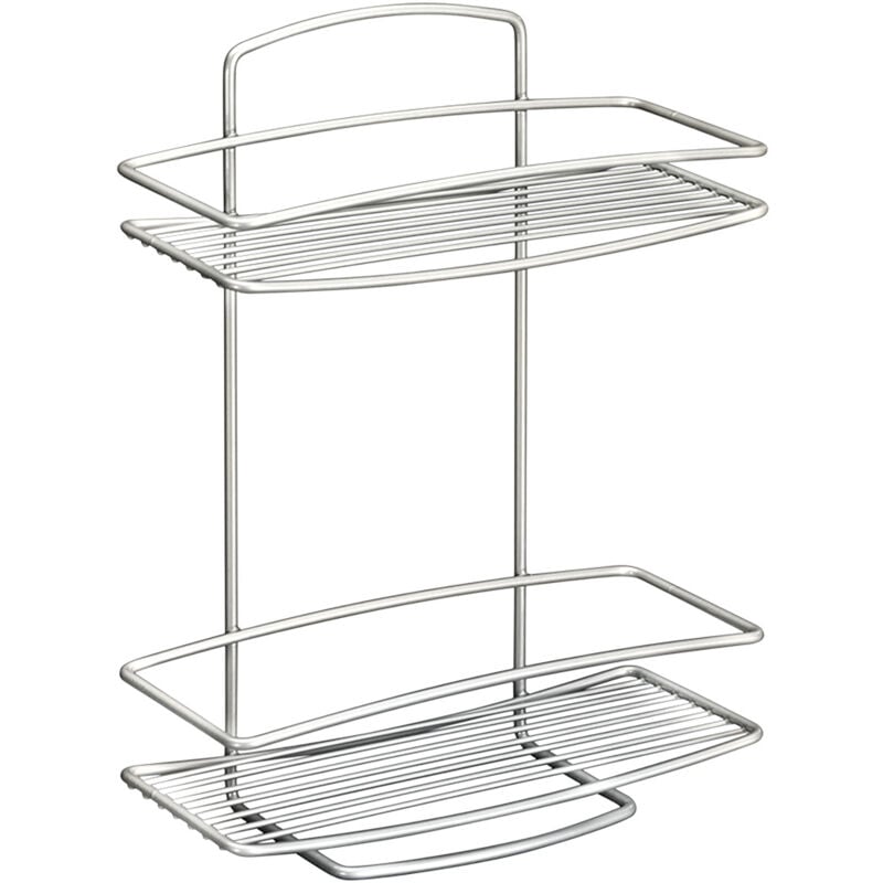 

Estanteria Baño Doble 26X11X35 Epoxi Gris