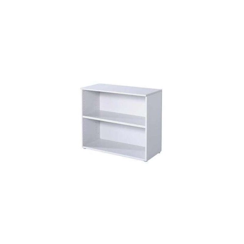 

Mbgorbe - Estantería baja para oficina o estudio dos colores a elegir 77.6 cm(alto)93 cm(ancho)42.5 cm(fondo). Color BLANCO