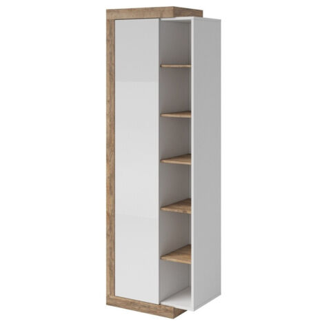 Estantería Balcira 101 , Con puertas, Aglomerado laminado, Número de puertas: 0, Número de cajones: 0, 200x67x40cm