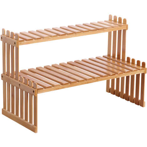 Estantería bambú para plantas – Material ecológico – Multiusos para balcón e interior – Decoración