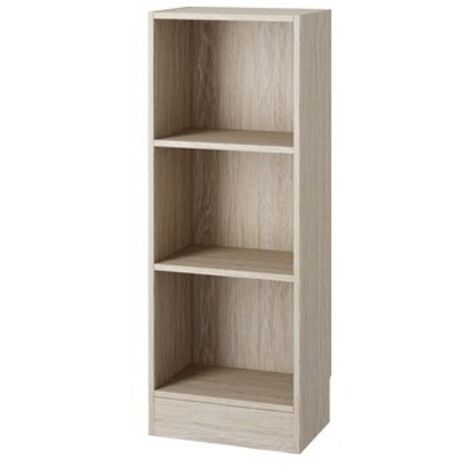 ESTANTERIA BASIC ROBLE PATINADO 107 X 40 X2 7CM - 71774-AK