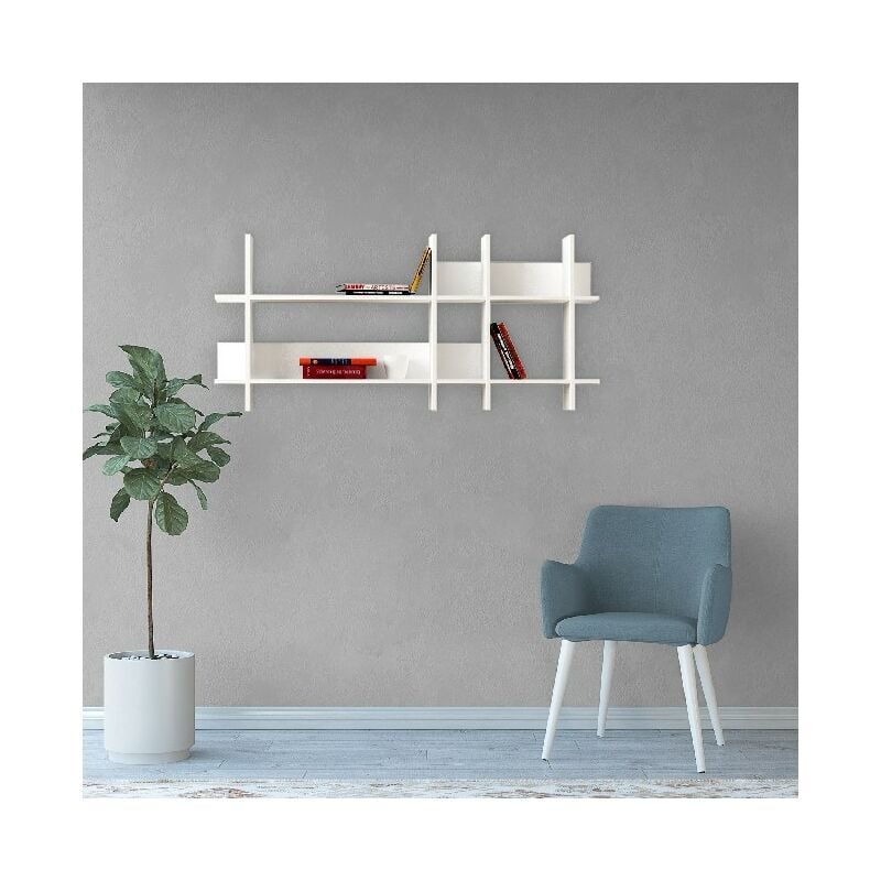 

Estanteria Beads - Estanteria de objetos y libros - pared, sala de estar, dormitorio - con puertas, estantes, estantes - para la sala de estar,