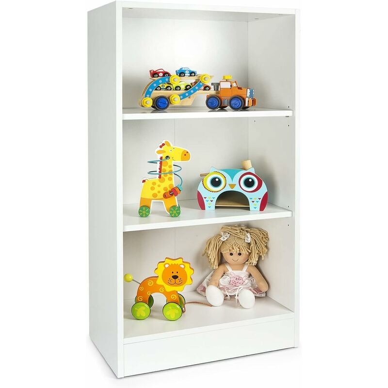 

Estanteria blanca con estilo - OSLO - 3 estantes