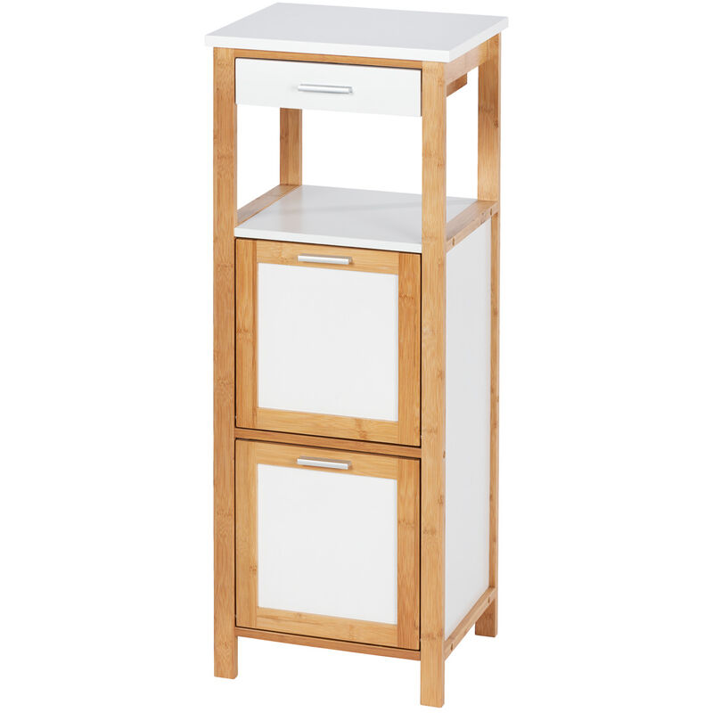 

Wenko - Estanteria con 2 compartimentos y cajón Finja