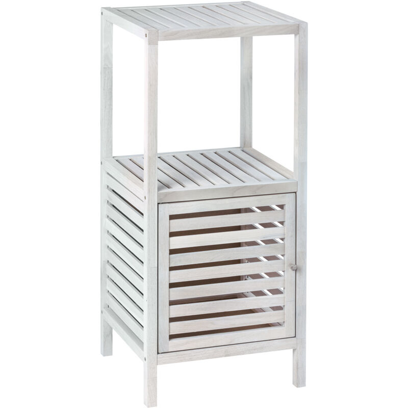 

WENKO Estantería con puerta Norway blanco natural