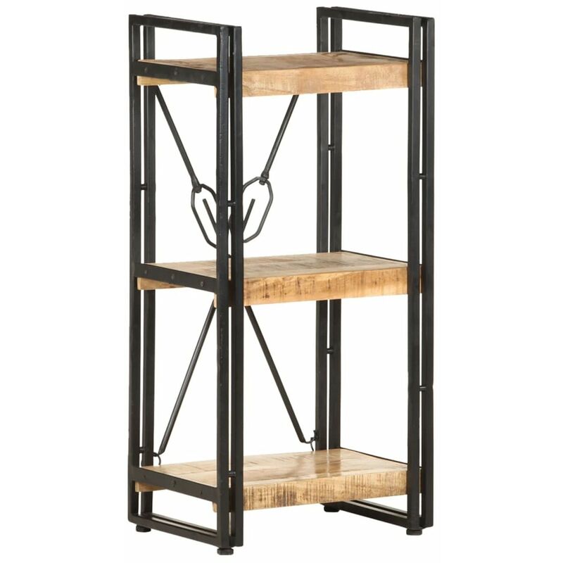 

Estanteria de 3 niveles madera maciza de mango 40x30x80 cm