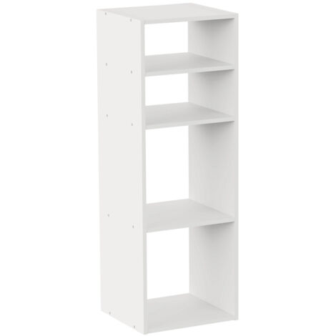 Estantería de 4 Módulos SpaceQub 34.5x32x100.5cm 7house
