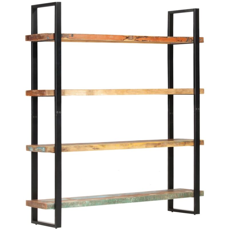 

vidaXL Estantería de 4 Niveles Madera Maciza Reciclada 160x40x180 cm - Multicolor
