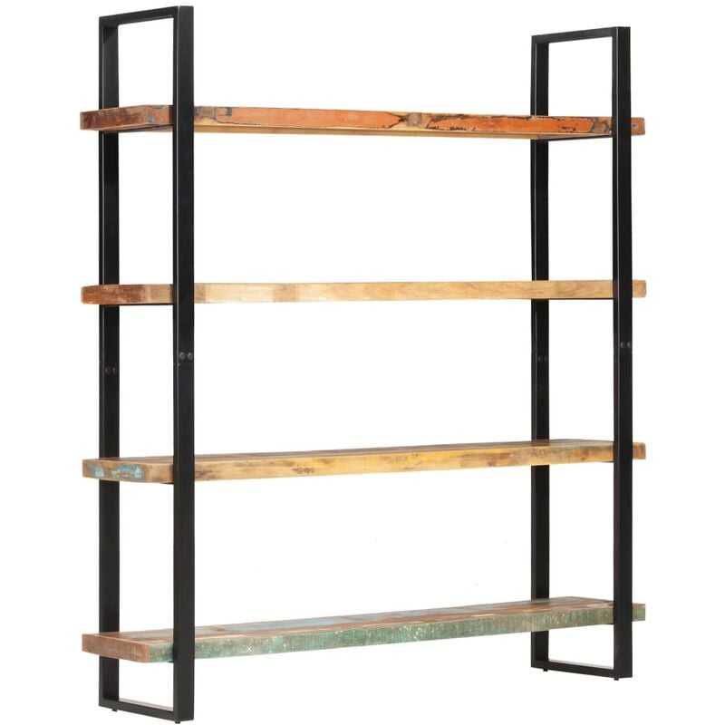

Estantería de 4 niveles madera maciza reciclada 160x40x180 cm