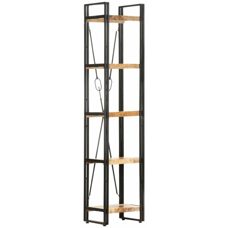 

Estanteria de 5 niveles madera maciza mango 40x30x180 cm