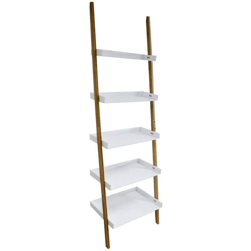 

Estanteria de 5 niveles de bambu 178 x 55 x 35 cm - MSV