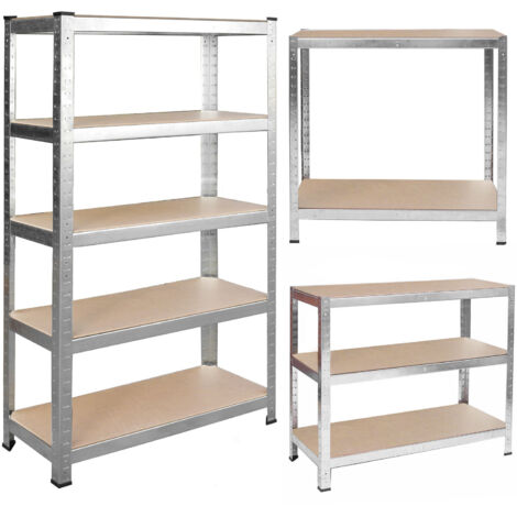 Estantería de almacén metálica 150 x 75 x 30 cm Humberg 4840