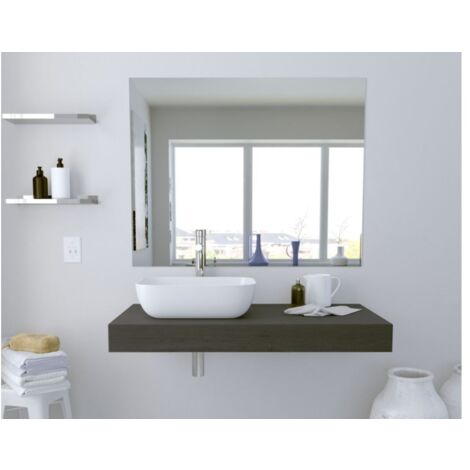 Balda baño madera maciza roble de 80x36cm CHENE II - HSF