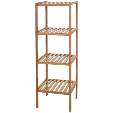 Estantería de baño de bambú 4 niveles SDB04020