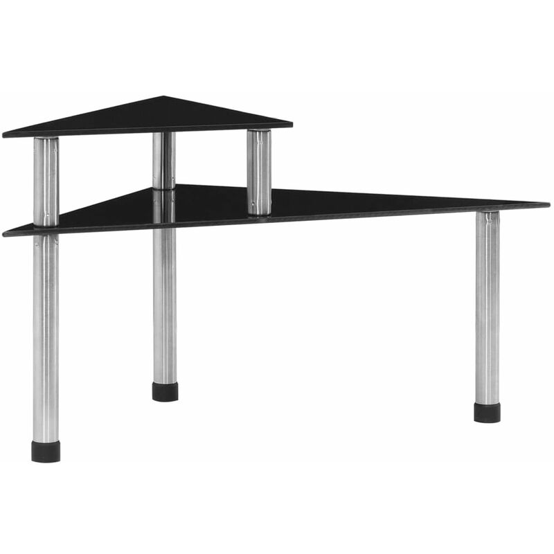 

Estanteria de cocina vidrio templado negro 49,5x35x26 cm