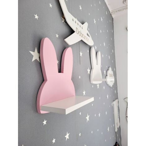 Estantería de conejito rosa - Galaxia