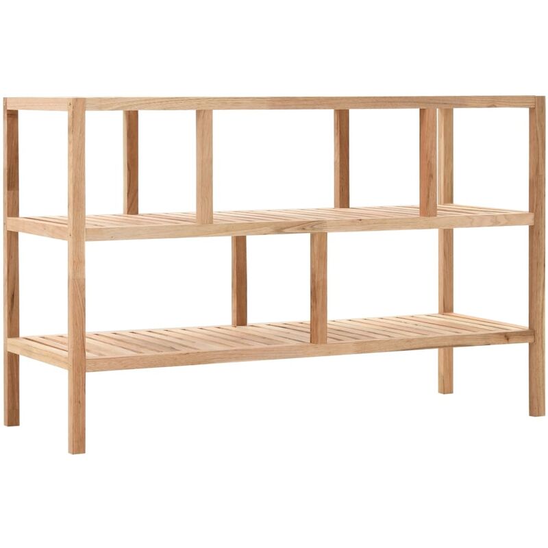

BHD - Estantería de cuarto de baño 100x40x65cm madera maciza de nogal
