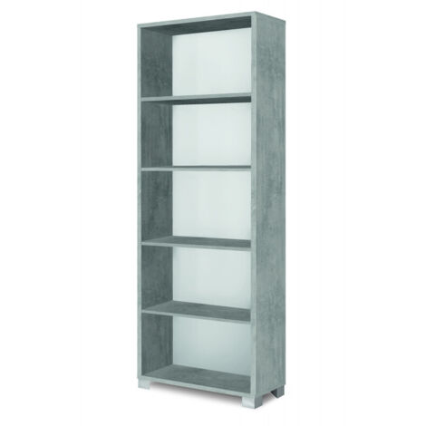 Estantería de Día 70L x 29P x h190 – Acabado Cemento – Sarmog