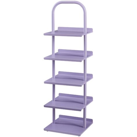 Estantería de diseño atemporal para salón/dormitorio zapatero infantil acero morado 030011324