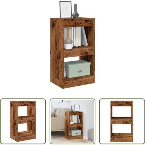Estantería de libros -  Estantería/divisor de espacios madera antigua 40x30x72 cm