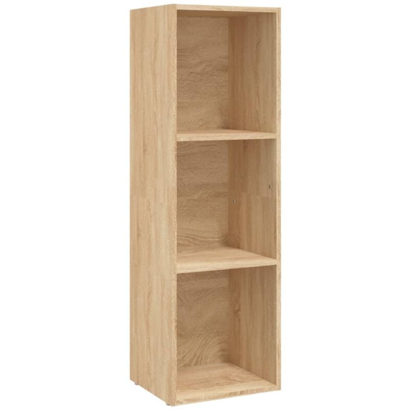 

vidaXL Estantería de Libros/Mueble TV Aglomerado 36x30x114 cm Sonoma - Marrón