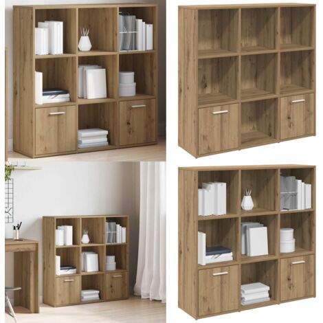 Estantería de madera de ingeniería roble artisan 98x29x97,5 cm - Estantería de madera - Estantería de madera de ingeniería