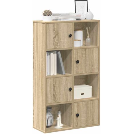 Estantería de madera de ingeniería roble sonoma 60x24x101,5 cm vidaXL