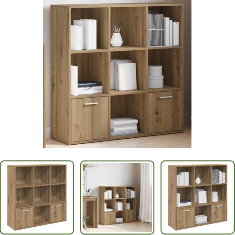 Estantería de madera -  Estantería de madera de ingeniería roble artisan 98x29x97,5 cm