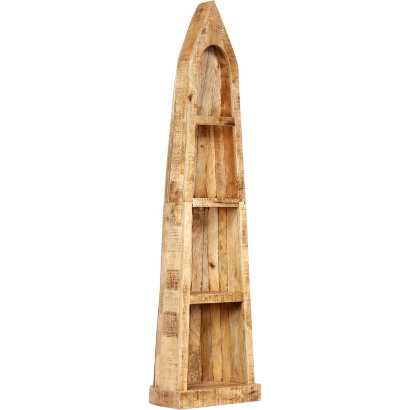 

Estantería de madera maciza de mango 50x40x180 cm