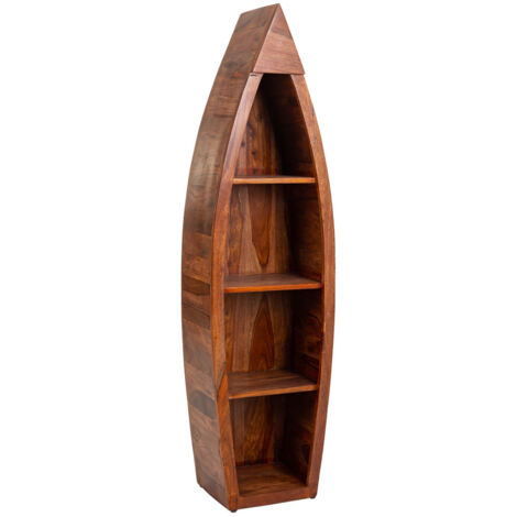 Estantería de madera marrón 41x25x150 cm