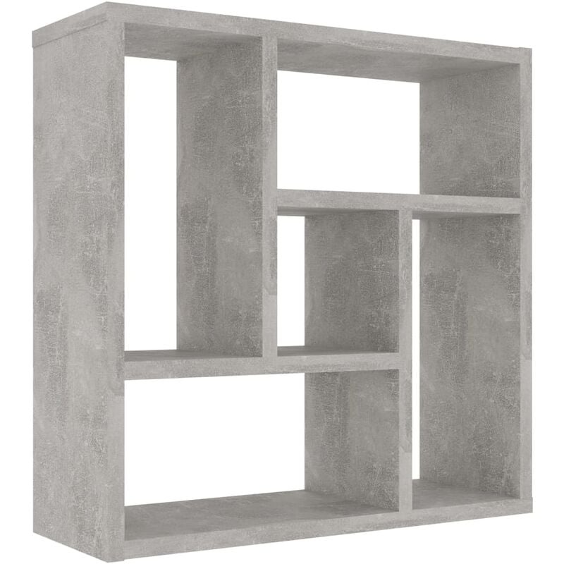 

vidaXL Estantería de Pared de Aglomerado 45,1x16x45,1 cm Gris Hormigón - Gris