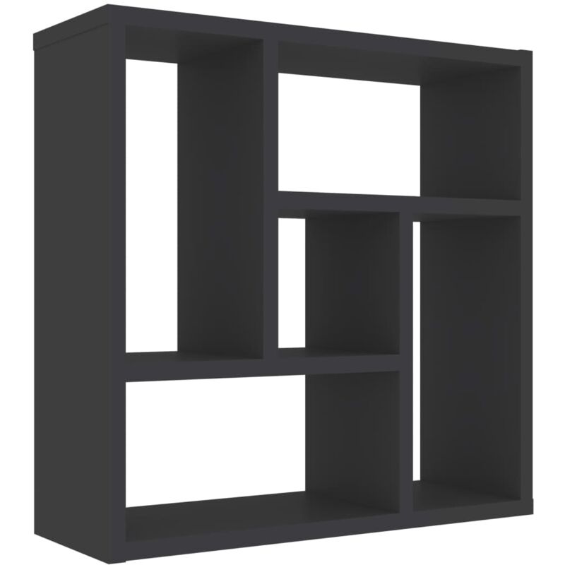 

vidaXL Estantería de Pared de Aglomerado 45,1x16x45,1 cm Gris - Gris
