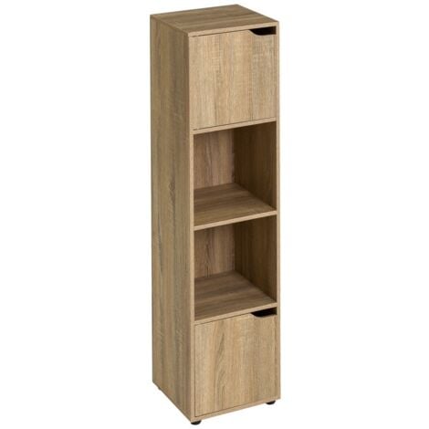 Estantería de Puerta de Madera marrón nórdica de 119x29x30 cm -