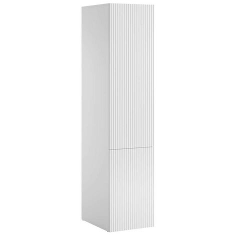 Estantería Dicto II, Blanco, Con puertas, Cerrable, MDF, Aglomerado laminado, Número de puertas: 0, Número de cajones: 0, 199x45x56cm