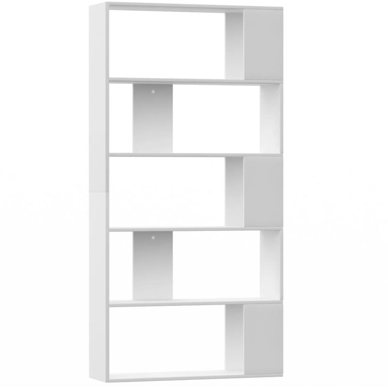 

vidaXL Estantería/Divisor de Espacios Aglomerado Blanco - Blanco