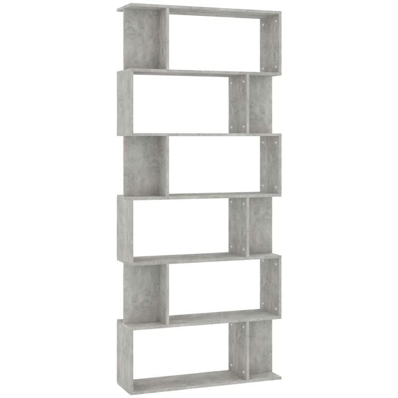 

vidaXL Estantería/Divisor de Espacios Aglomerado Gris Hormigón - Gris