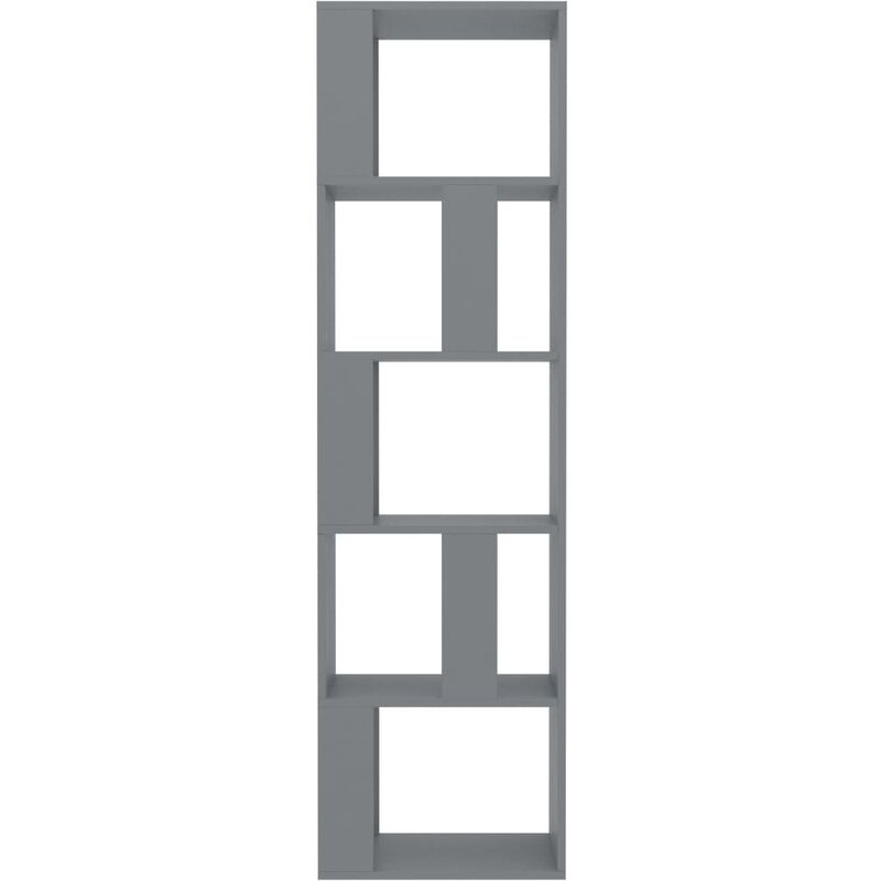 

Estanteria/divisor de espacios aglomerado gris 45x24x159 cm